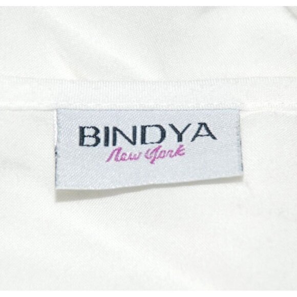 Bindya White Boho Top One Size Oversized Caftan Lace Pom Poms Tassels Viscose - Picture 9 of 11